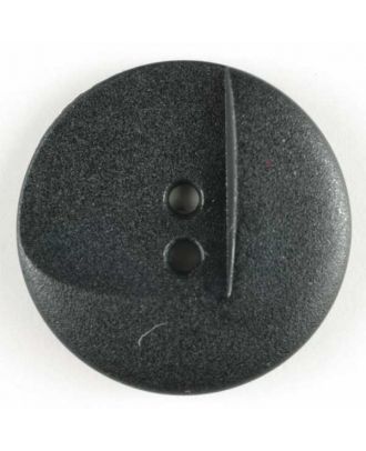 Fashion button - Size: 23mm - Color: black - Art.No. 290509
