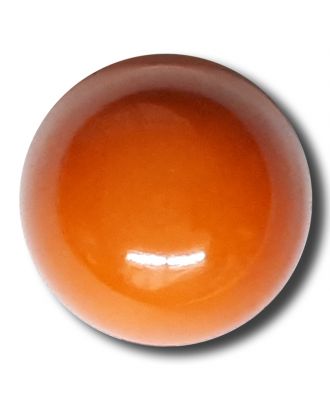 half ball button with shank - Size: 15mm - Color: orange - Art.No. 222836