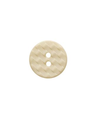 polyamide button round shape with 2 holes - Size: 13mm - Color: beige - Art.No.: 224027