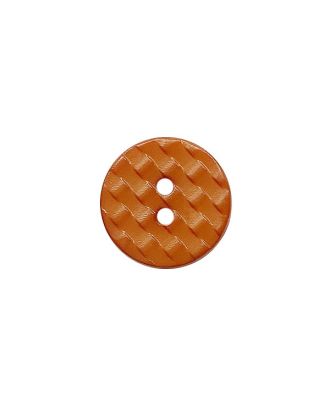polyamide button round shape with 2 holes - Size: 13mm - Color: braun - Art.No.: 224028