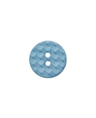 polyamide button round shape with 2 holes - Size: 13mm - Color: hellblau - Art.No.: 224029
