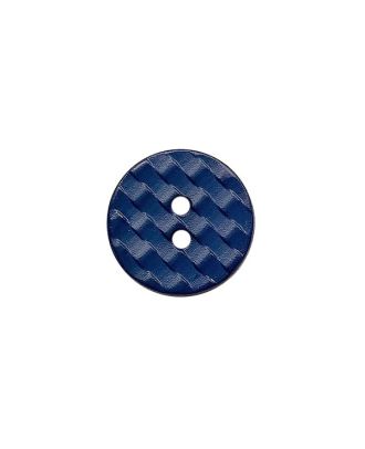 polyamide button round shape with 2 holes - Size: 13mm - Color: blau - Art.No.: 224030