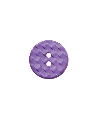 polyamide button round shape with 2 holes - Size: 13mm - Color: lila - Art.No.: 224031
