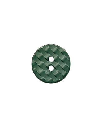 polyamide button round shape with 2 holes - Size: 13mm - Color: dunkelgrün - Art.No.: 224033