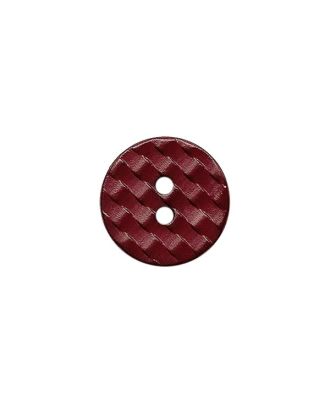 polyamide button round shape with 2 holes - Size: 13mm - Color: weinrot - Art.No.: 224035