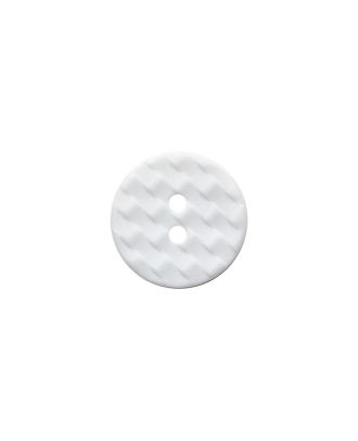 polyamide button round shape with 2 holes - Size: 13mm - Color: weiß - Art.No.: 221973