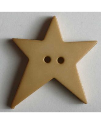 Star button - Size: 28mm - Color: beige - Art.No. 259054