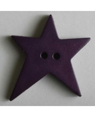 Star button - Size: 28mm - Color: lilac - Art.No. 259064