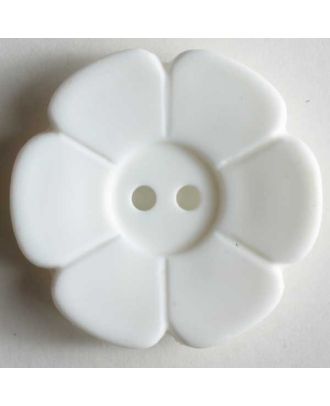 Quilting & Patchwork button - Size: 28mm - Color: white - Art.No. 289076