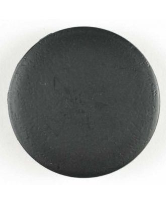 Leather imitation button - Size: 23mm - Color: black - Art.No. 290653