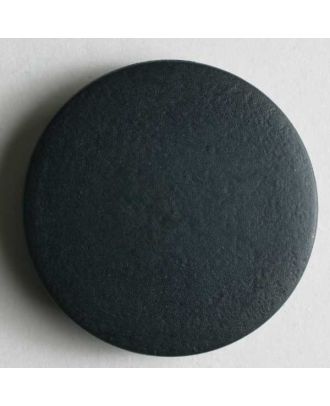 Leather imitation button - Size: 23mm - Color: blue - Art.No. 290655
