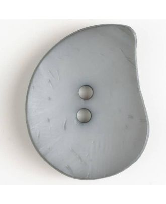 fashion button - Size: 50mm - Color: grey - Art.-Nr.: 390243