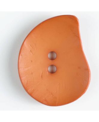 fashion button - Size: 50mm - Color: orange - Art.-Nr.: 390148