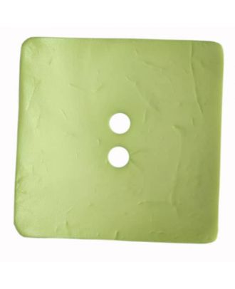 Big button, square - Size: 60mm - Color: green - Art.No. 410119