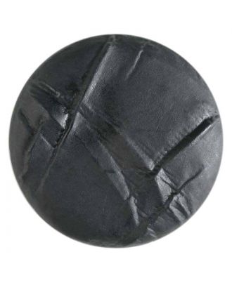 plastic button with shank - Size: 30mm - Color: black - Art.No. 340775