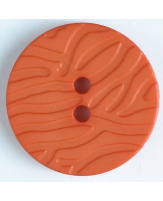 fashion button - Size: 20mm - Color: orange - Art.-Nr.: 284503
