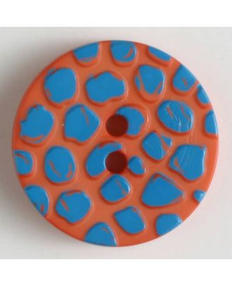 fashion button - Size: 28mm - Color: blue - Art.-Nr.: 340891