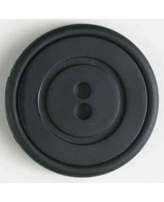 plastic button with 2 holes - Size: 23mm - Color: black - Art.No. 310591