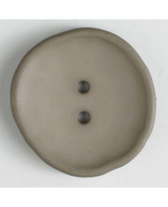 plastic button with 2 holes - Size: 28mm - Color: beige - Art.No. 344517