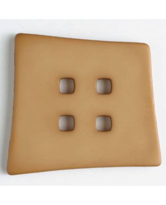 plastic button with 4 holes - Size: 55mm - Color: beige - Art.No. 405501