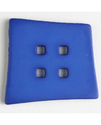 plastic button with 4 holes - Size: 55mm - Color: blue - Art.No. 405503