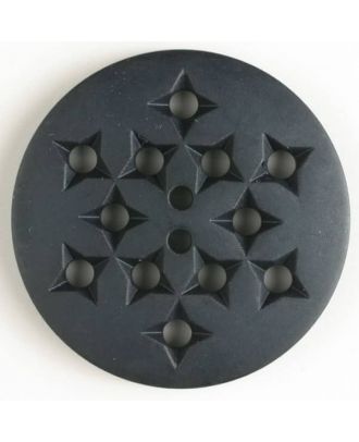 plastic button with 2 holes - Size: 23mm - Color: navy blue - Art.No. 310628