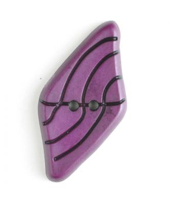 plastic button with 2 holes - Size: 55mm - Color: lilac - Art.No. 420054