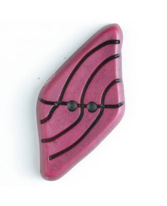 plastic button with 2 holes - Size: 55mm - Color: pink - Art.No. 420055