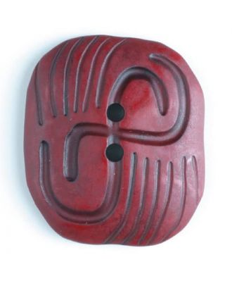 plastic button with 2 holes - Size: 40mm - Color: red - Art.No. 400096