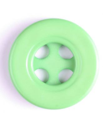 plastic button with 4 holes - Size: 40mm - Color: green - Art.No. 400111