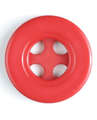 fashion button - Size: 30mm - Color: red - Art.-Nr.: 380210