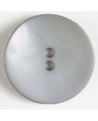 plastic button, matt  - Size: 40mm - Color: grey - Art.No. 407500