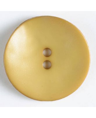 plastic button, matt  - Size: 40mm - Color: beige - Art.No. 407502