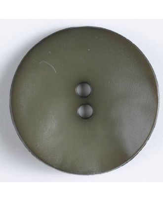 plastic button, matt  - Size: 40mm - Color: brown - Art.No. 407503