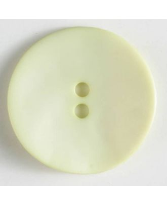 plastic button, matt  - Size: 28mm - Color: green - Art.No. 347506