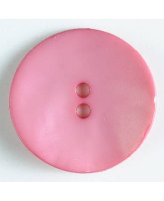 plastic button, matt  - Size: 40mm - Color: pink - Art.No. 407508