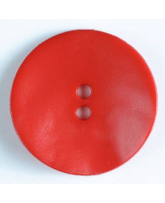 plastic button, matt  - Size: 28mm - Color: red - Art.No. 340876
