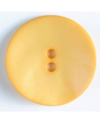 plastic button, matt  - Size: 40mm - Color: yellow - Art.No. 407509