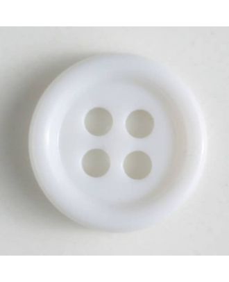 fashion button - Size: 9mm - Color: white - Art.-Nr.: 170514