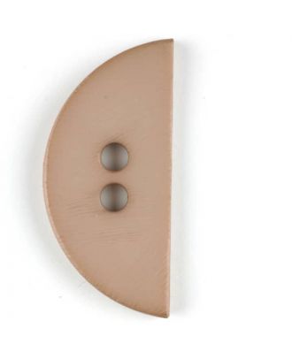 plastic button, half round - Size: 55mm - Color: beige - Art.No. 420059