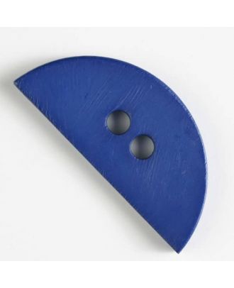 plastic button, half round - Size: 55mm - Color: navy blue - Art.No. 420061