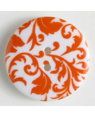 fashion button - Size: 25mm - Color: orange - Art.-Nr.: 330706