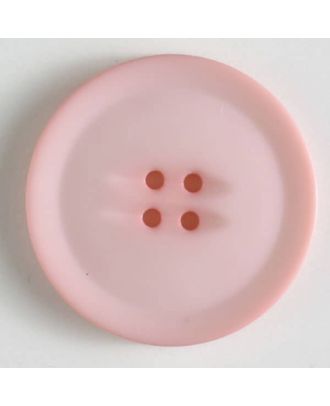plastic button with 4 holes - Size: 38mm - Color: pink - Art.No. 372610
