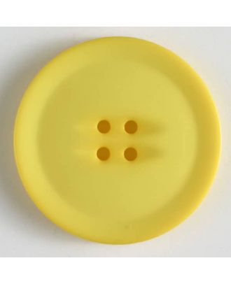 plastic button with 4 holes - Size: 25mm - Color: yellow - Art.No. 312611