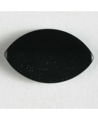 plastic button with shank - Size: 34mm - Color: black - Art.No. 370501