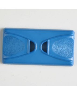 plastic button with 2 holes - Size: 45mm - Color: blue - Art.No. 400144