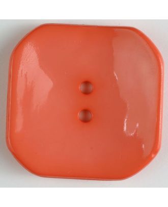 plastic button square with 2 holes - Size: 40mm - Color: pink - Art.No. 404608
