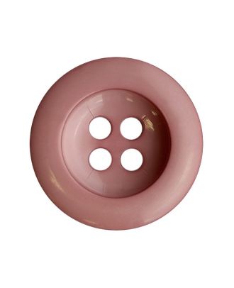 polyamide button with shiny surface and 4 holes - Size: 28mm - Color: dusty pink - Art.No.: 384106