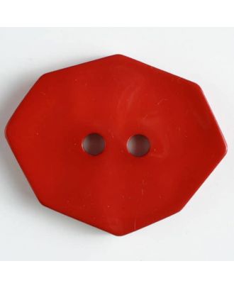 polyamide button 2 holes - Size: 50mm - Color: red - Art.No. 450157