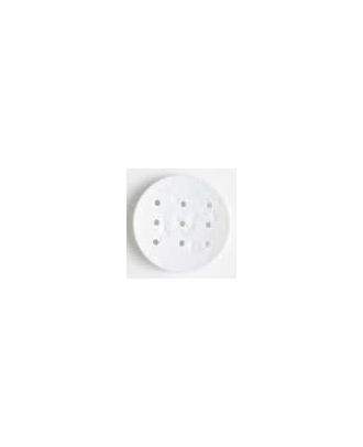 polyamide button for personalize - Size: 45mm - Color: white - Art.No. 390274